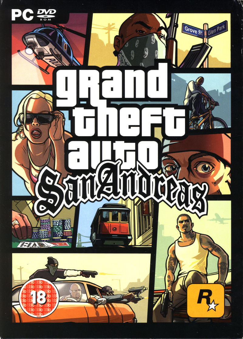 Grand Theft Auto: San Andreas (Retail Version/Steam/MS Store) Full Version Game Download [3.9 GB] + No Disc Patch + GTA SA Game Patch (All Fixes)