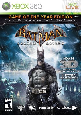 Batman Arkham Asylum Game of the Year Edition XBOX 360 (ISO) Download [6.7 GB] |​ [Region Free][ISO]